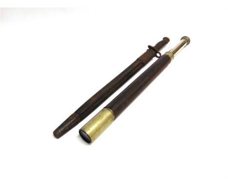 A BRITISH P1907 SWORD BAYONET  by Wilkinson, dated '1907' and '5 18' and with maker's and proof marks to the ricasso, in its 