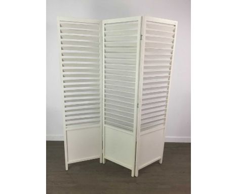 LOUVRE THREE FOLD SCREEN,170cm high