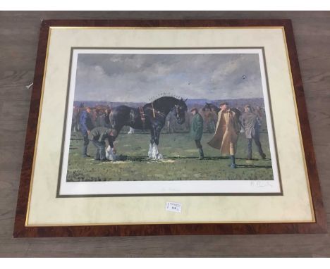 AFTER MALCOLM COWARD,THE PEDICURElimited edition no. 355/850, signed in pencil, mounted, framed and under glass, 63cm x 76cm,