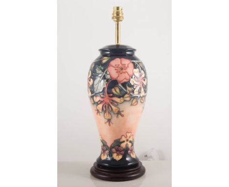 Moorcroft Oberon lamp base, 46cm.