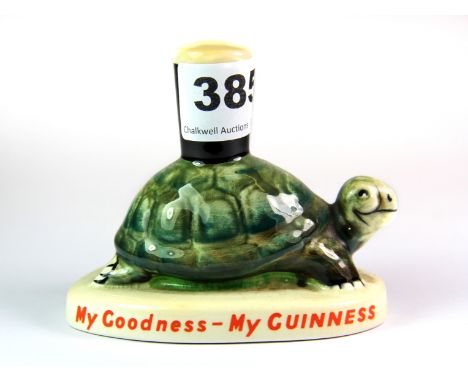 A Carltonware 'My Goodness - My Guinness' turtle, red marks to base, H. 8cm.