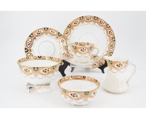 A late Victorian Royal Albert tea service for eight