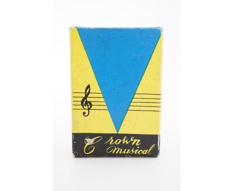 A 1960s Crown musical cigarette lighter in original packaging