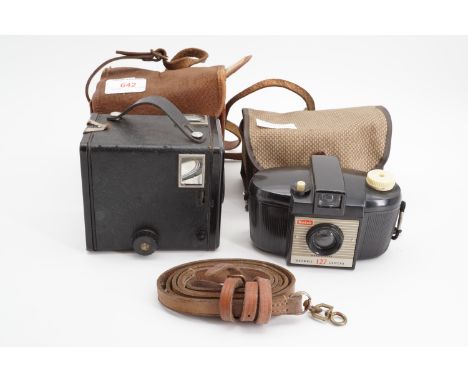 Kodak cameras including a Brownie 127 and Brownie Model C