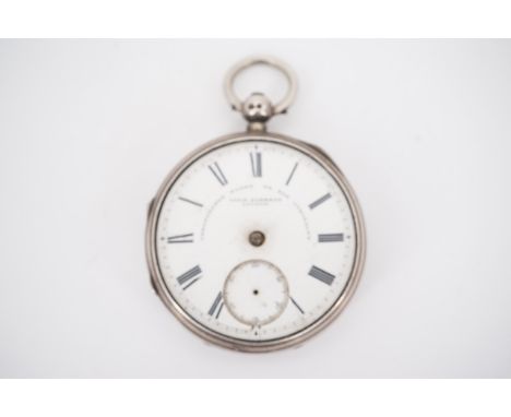 A late Victorian silver-cased pocket watch by John Forrest of London, chronometer maker to the Admiralty