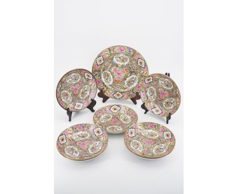 A Japanese Porcelain Ware dessert set