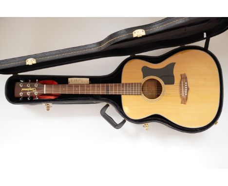 A Tanglewood TF8 acoustic guitar, in Tanglewood case with accessories