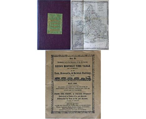 1839 (1889) Bradshaw's Railway TIME TABLES 'and Assistant to Railway Travelling'. The first national railway timetable, conta