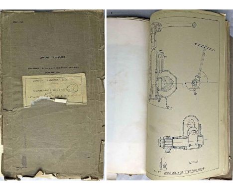 1949 London Transport MAINTENANCE BULLETIN No 39 for the Leyland RTL double-deck vehicle, LTE chassis code 7RT. An original c