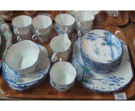 Thirty-four piece 'Melba' bone china tea service.(B.P. 24% incl. VAT)