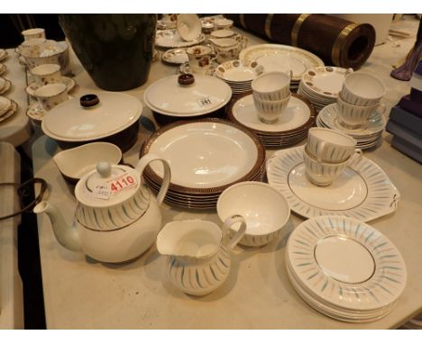Collection of Poole and other tea and dinnerware