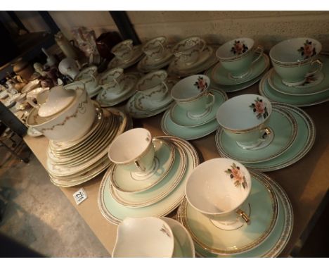 Windsor tea service and a thirty five piece Rose Swags China example