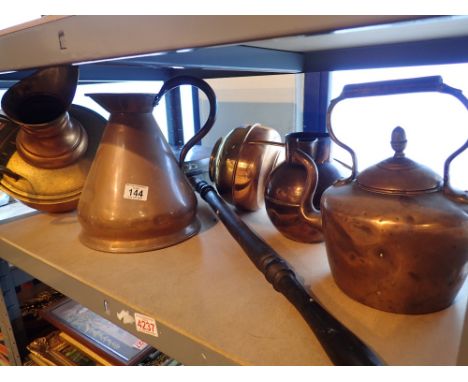 Shelf of mixed copper 
