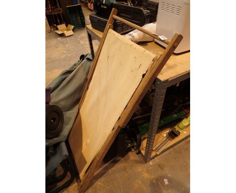 Vintage folding deckchair