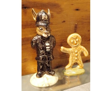 1987 Royal Doulton Bunnykins and a Wade Gingerbread Man