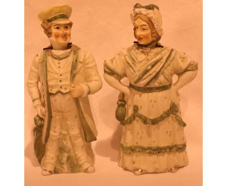 Two ceramic nodding head figurines. P&amp;P Group 2 (£18+VAT for the first lot and £3+VAT for subsequent lots) 