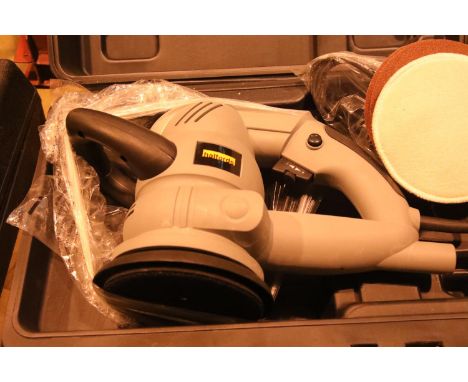 Halford 240v cased sander/polisher. Not available for in-house P&PCondition Report: All electrical items in this lot have bee
