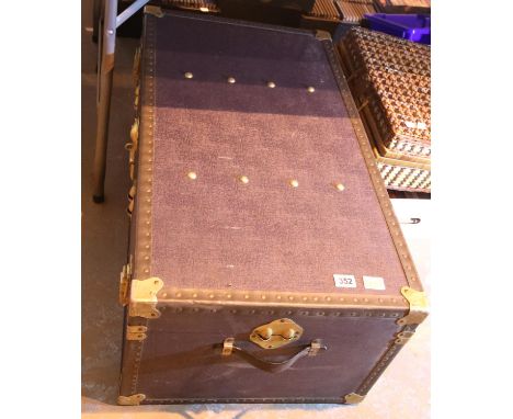 Large blue luggage trunk. Not available for in-house P&amp;P 