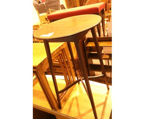 Mahogany inlaid table. Not available for in-house P&amp;P 
