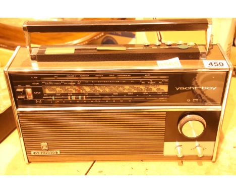 Vintage Grundig Yacht Boy transistor radio with power lead. Not available for in-house P&PCondition Report: All electrical it