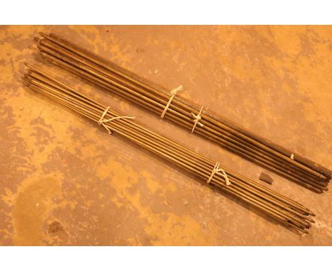 Two sets of brass stair carpet rods. Not available for in-house P&amp;P 