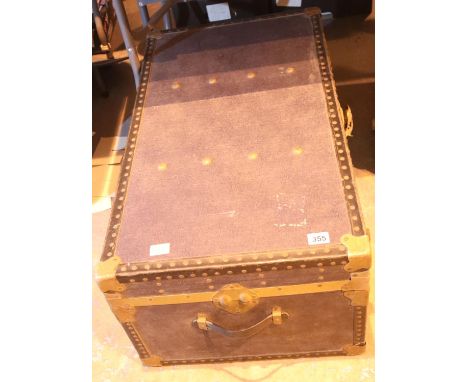 Large blue luggage trunk. Not available for in-house P&amp;P 