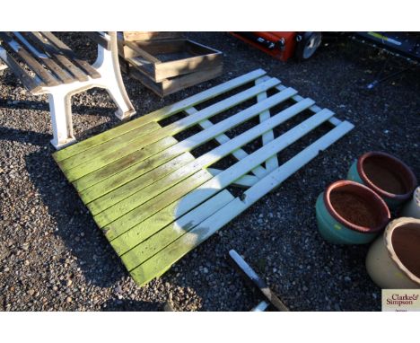 A 6' wooden garden gate