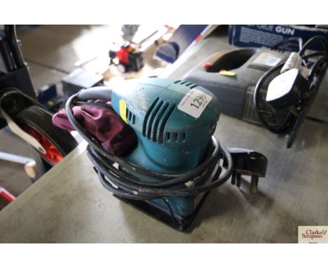 A Makita orbital sander
