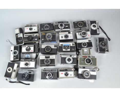 A Box of Instamatic cameras, including Agfa models, Kodak models, Zeiss models and others, G-VG 