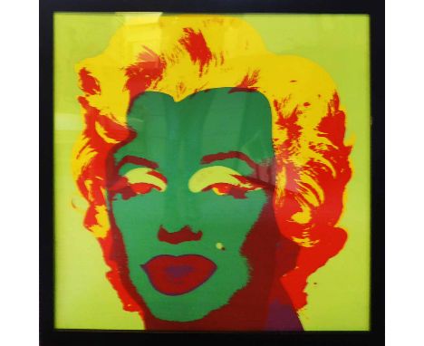 AFTER ANDY WARHOL 'Marilyn', screenprint, 90cm x 90cm, framed.