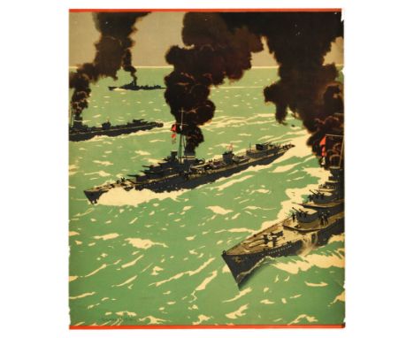 Group of six original vintage National Savings posters issued during the Second World War in Great Britain in support of the 