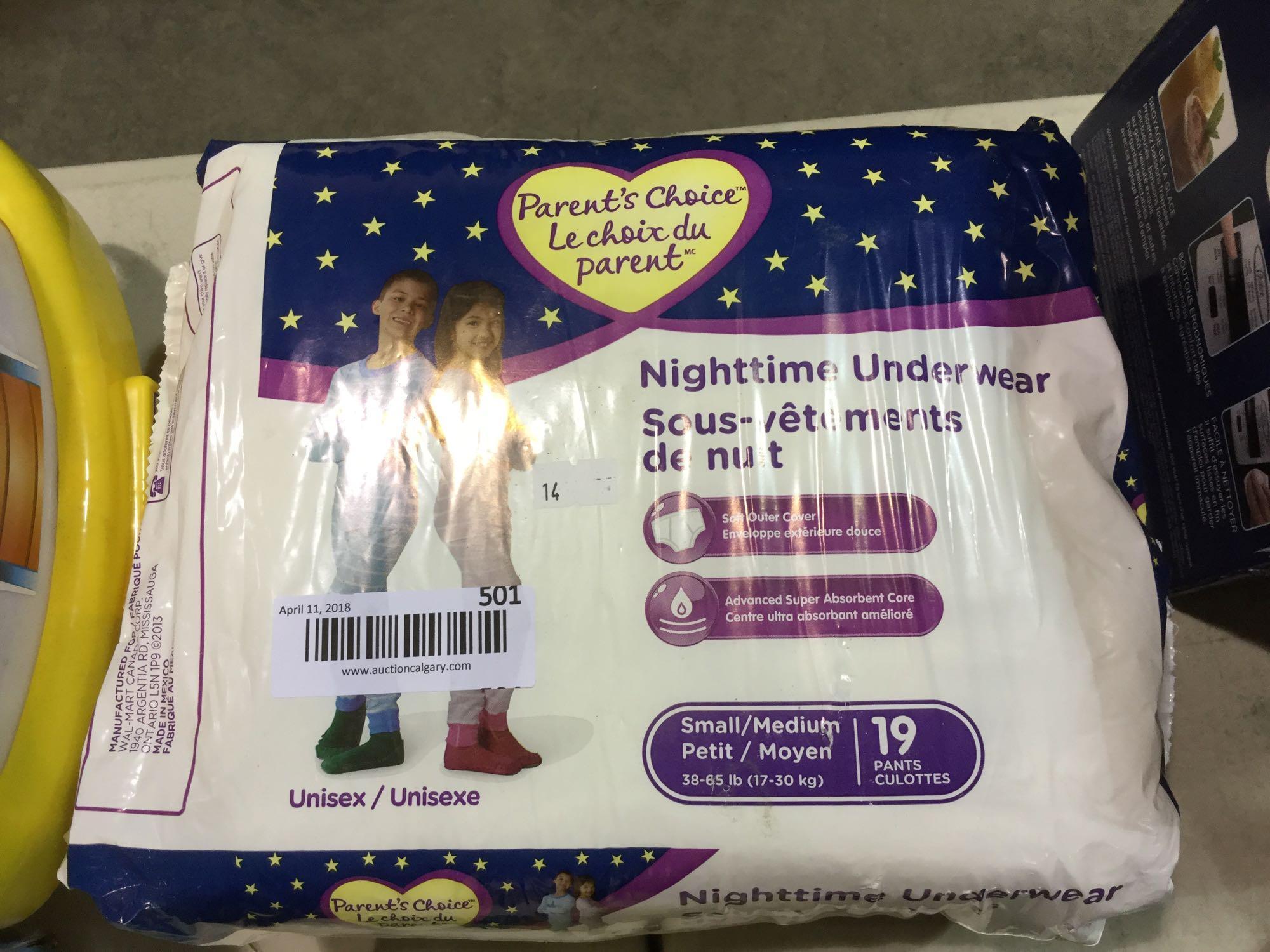 parents choice nighttime underwear