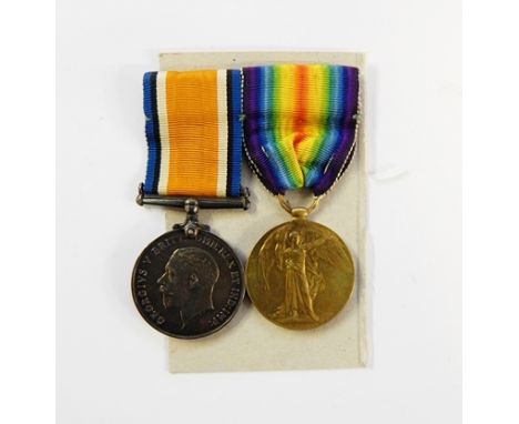WWI War medal and Victory medal named to " PO 2359-5-PTE. R. JAMES. R.M.L.I.