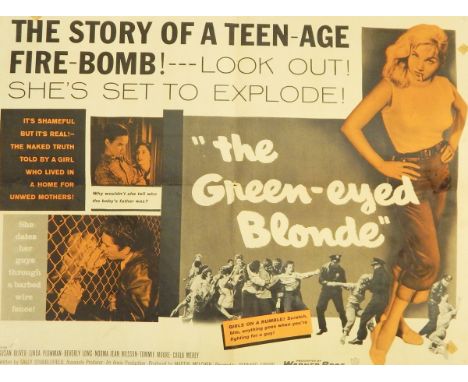 Various 20th century American, UK and French movie posters to include 'The Story of a Teenage Fire Bomb', 'Honky Tonk Freeway