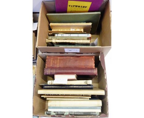 Assorted volumes including:-Sixth Edition Two Stroke Motor Cycles pub by IliffeBound volumes of the Meccano Magazine May to D