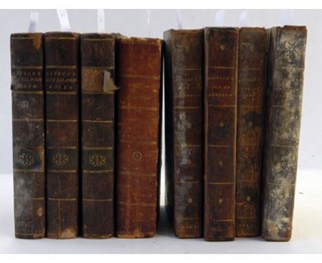 Boswell, James "The Life of Samuel Johnson ...", 6th edition, four vols, London 1811, engraved frontis portrait offsetting, i