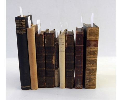 Edgeworth, Maria "Comic Dramas in Three Acts", printed for R Hunter 1817, marbled bds, quarter leather Edgeworth, Maria"Belin