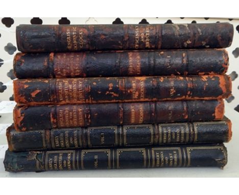 Cescinsky, Herbert and Webster, Malcolm R "English Domestic Clocks", ills from drawings and photographs by the authors, The W