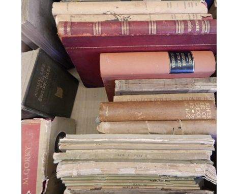 Various Fine Bindings and other volumes including:- Volumes from the Cotteswold Naturalists' Field Club (9) dated 1910, 1890-