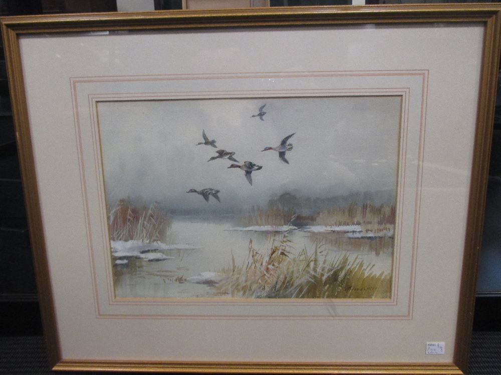 Roland Green (British, 18961972), Mallard, signed lower right "Roland