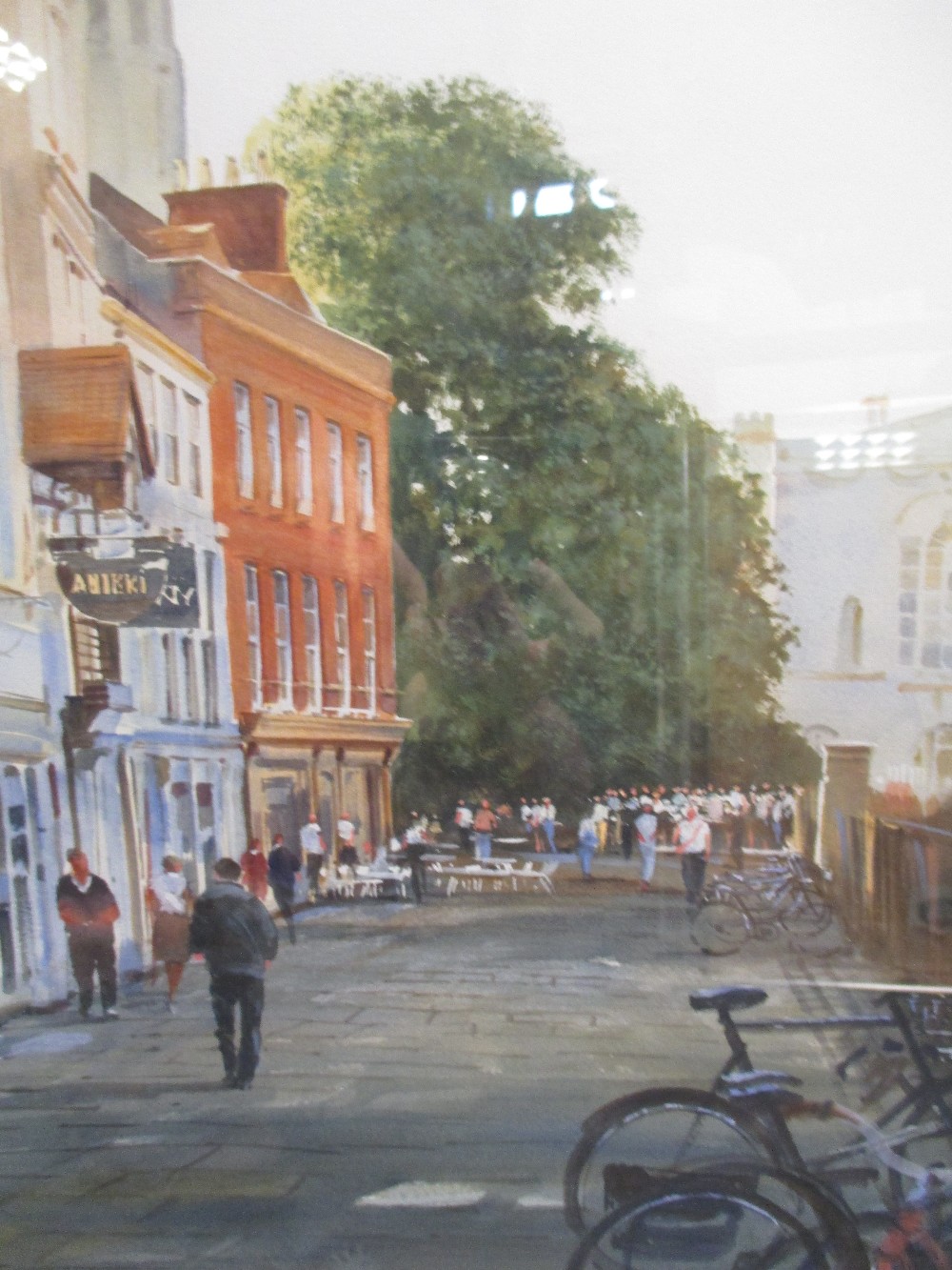 Richard Bolton (British, b. 1950) 'From Kings Parade, Cambridge