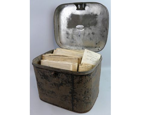 A collection of eighteen 18th and 19th century manuscript deeds on vellum, dating from 1720, of East Yorkshire interest inclu