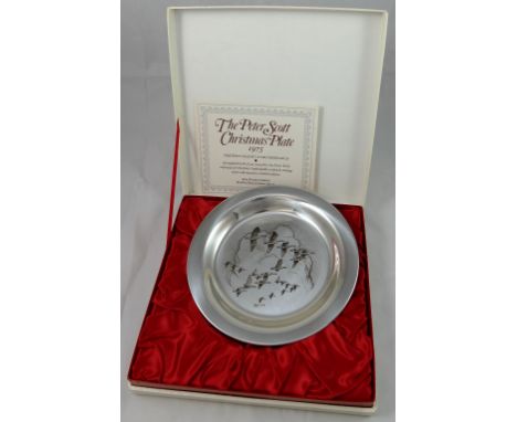 James Wyeth for Franklin Mint, a limited edition plate, London import 1976, "Brandywine Battlefield, 19012, diameter 20 cm, c