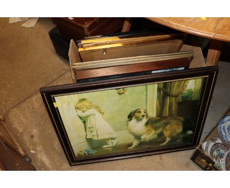 A quantity of various pictures and prints 