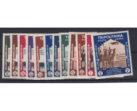 Italy 1934-Tripolitania-2nd International Colonial Exhibition, SG204-215, m/m set, cat value £66