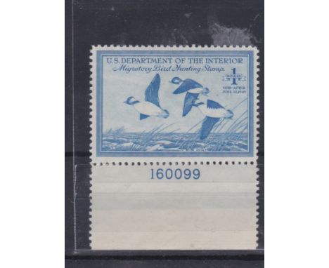 USA 1949-Hunting Permit, 1 Dollar unmounted mint permit stamp