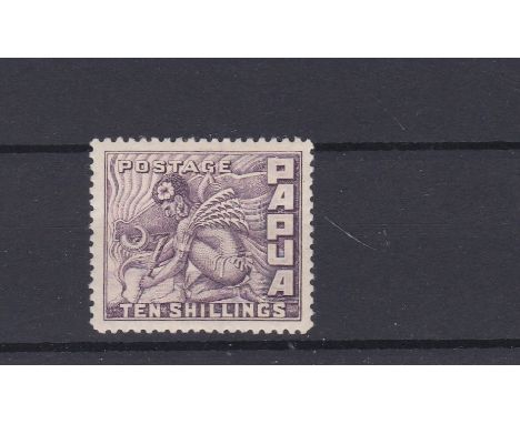 Papua 1932-Definitive 10/- SG144 m/m cat value £150