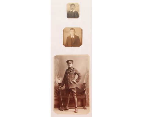 A paperwork document lot related to Repton family of Worcester, lot includes photographs and documentation relating to Walter
