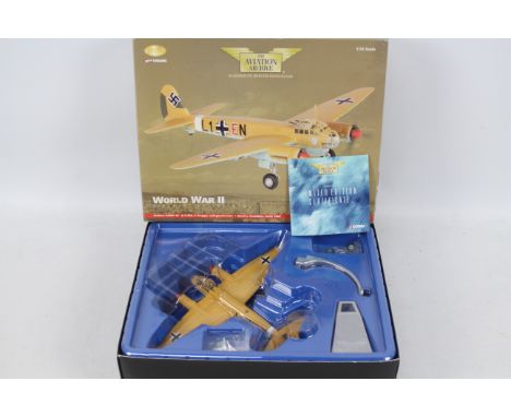 Corgi Aviation Archive - A boxed diecast 1:72 scale Limited Edition Corgi Aviation Archive AA36701 Junkers Ju88A-10 ,II Grupp