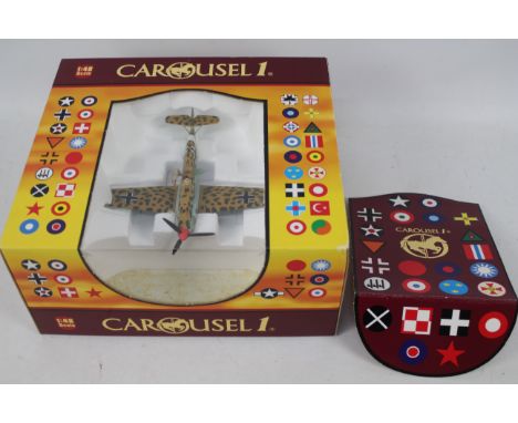 Carousel - A boxed diecast 1:48 scale Carousel #7102 Messerschmitt 109e 'Emil' JG27 North Africa April 1941 'Leutnant Werner 